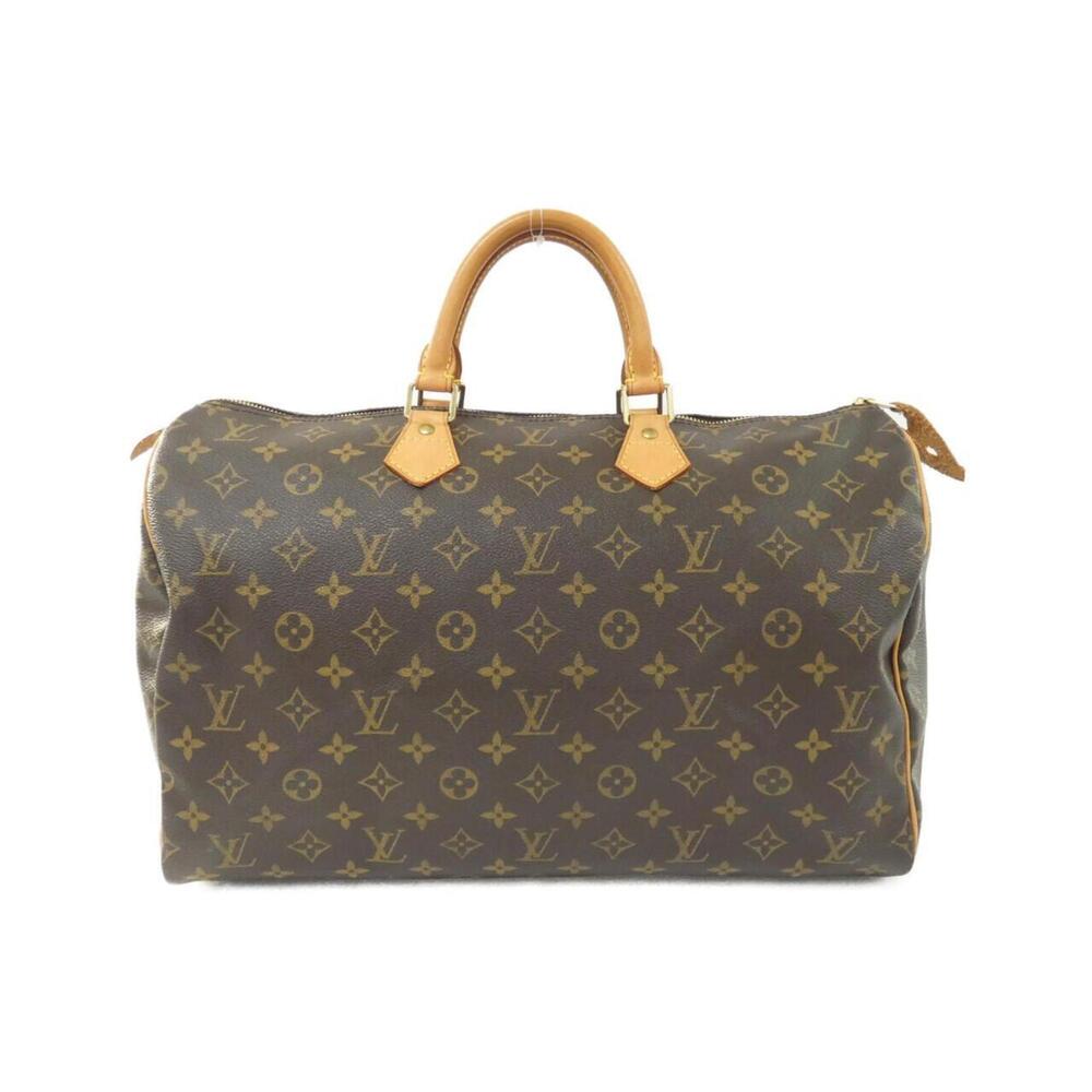 LOUIS VUITTON Authentic Brown Monogram Speedy 40 Boston Bag - Picture 1 of 7